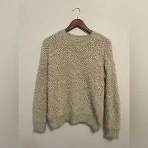 Urban Outfitters By Corpus Cream Fuzzy Nubby Knit Cozy Winter Sweater Small